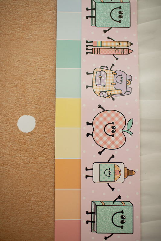 Back To School Friends Bulletin Board Border | A Year In Pastel