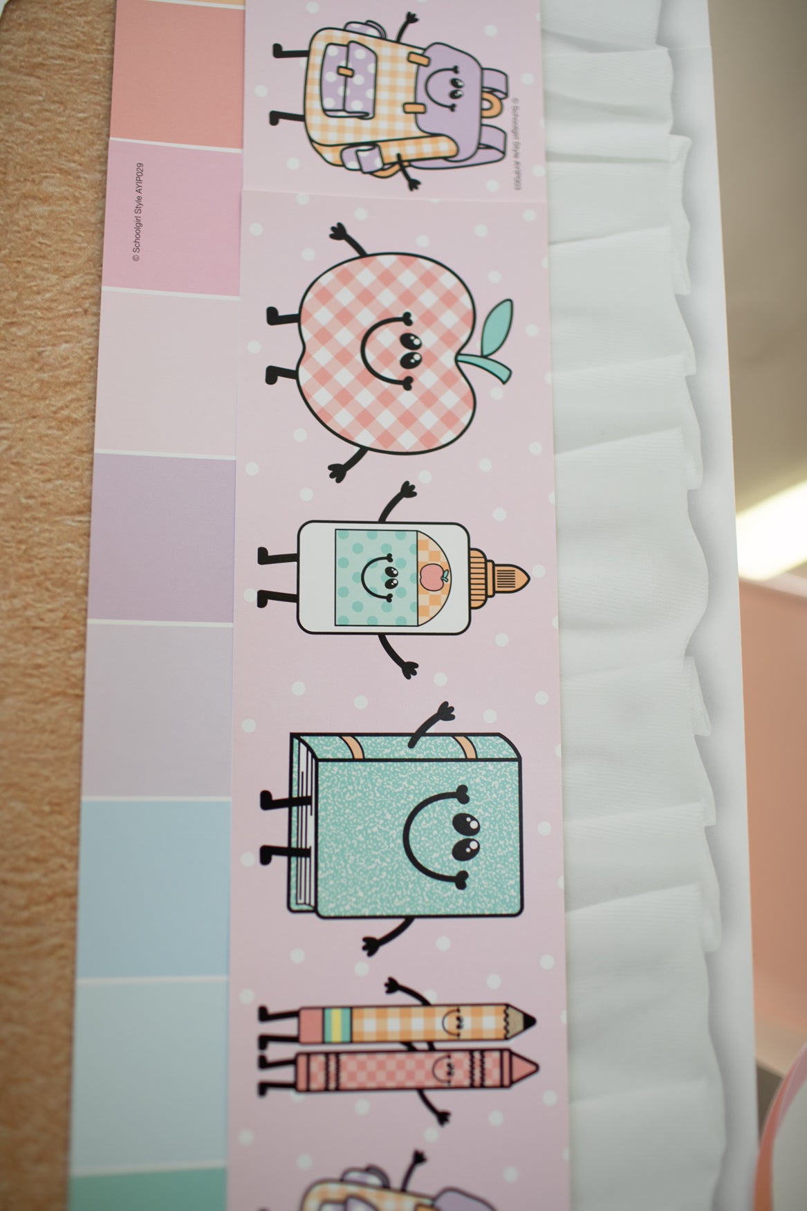 Back To School Friends Bulletin Board Border | A Year In Pastel