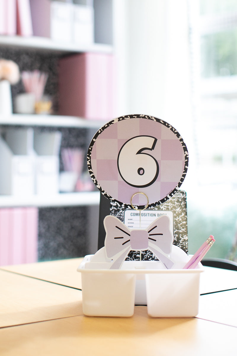 Table Numbers | Saved By The Pastel | Printable Classroom Decor | Scho ...