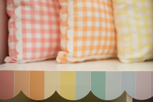 Sugar Stripes Bulletin Board Border | A Year In Pastel