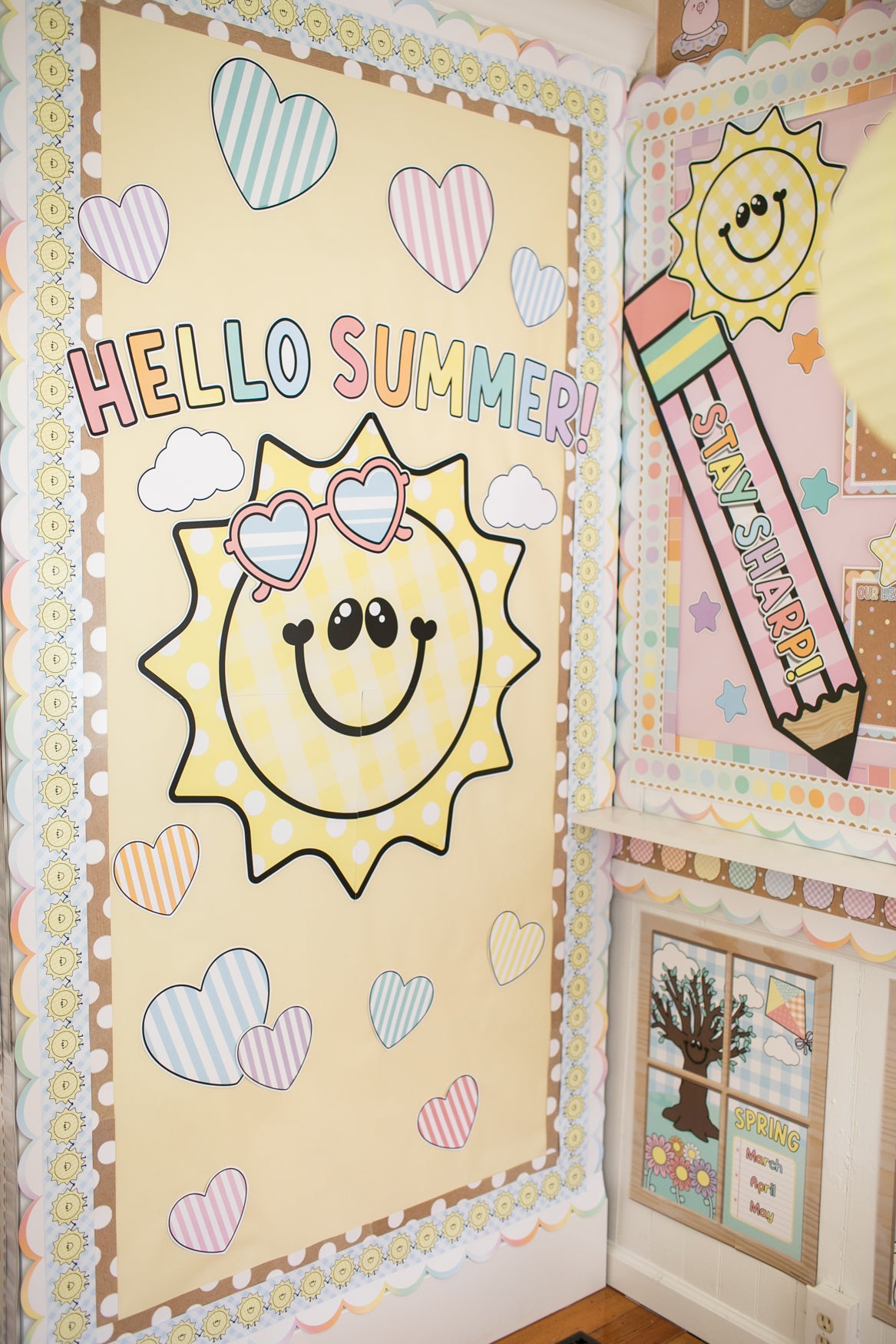 A Year In Pastel Seasonal Classroom Decor Bundle
