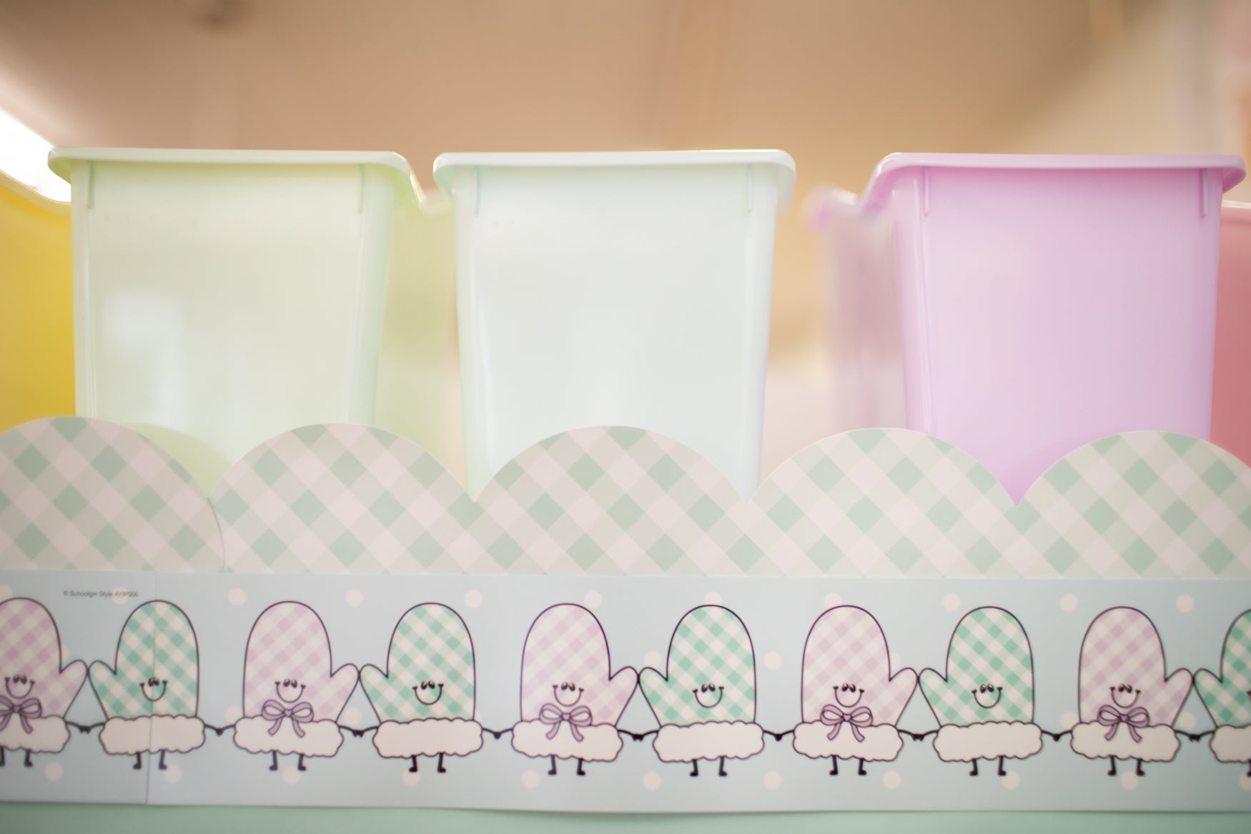 Winter Snuggles Bulletin Board Border | A Year In Pastel