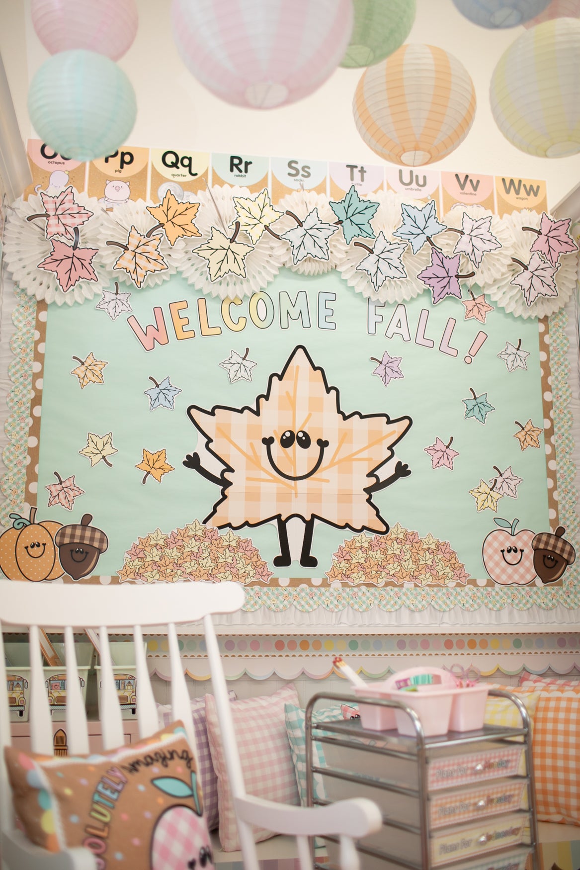 Welcome Fall Bulletin Board Set | A Year In Pastel