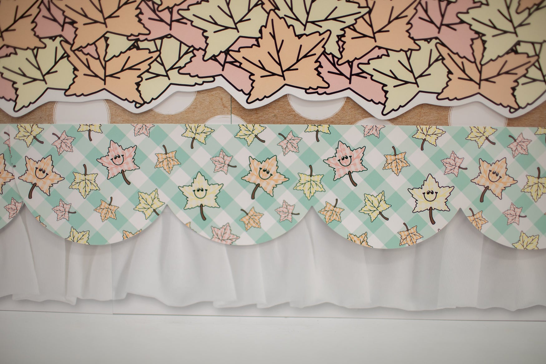 Little Leaf Lane Bulletin Board Border | A Year In Pastel