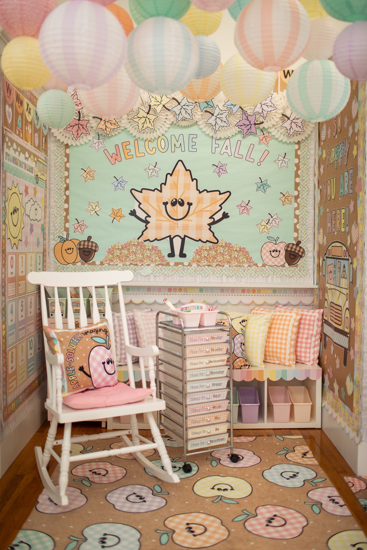 Striped Pastel Lantern 7 Pack | A Year In Pastel