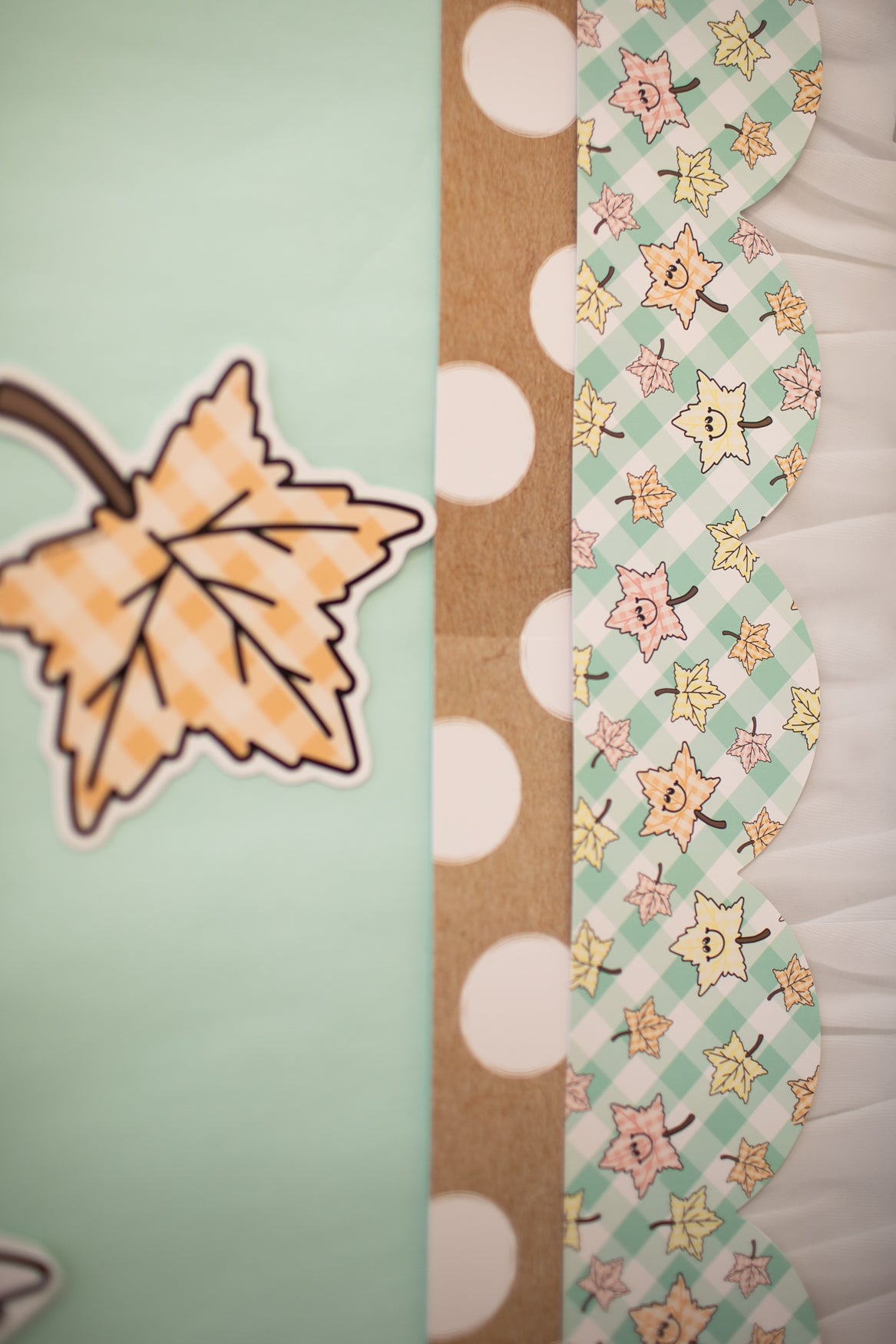 Little Leaf Lane Bulletin Board Border | A Year In Pastel