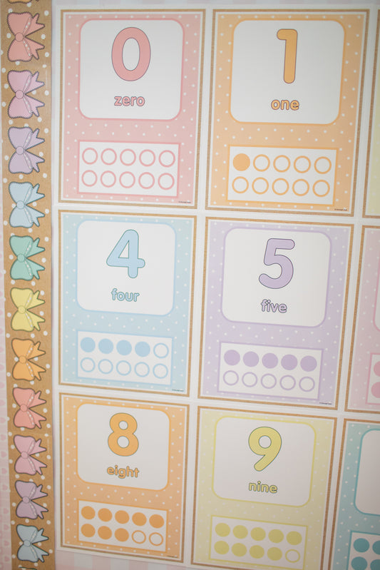Printable Number Cards | A Year In Pastel
