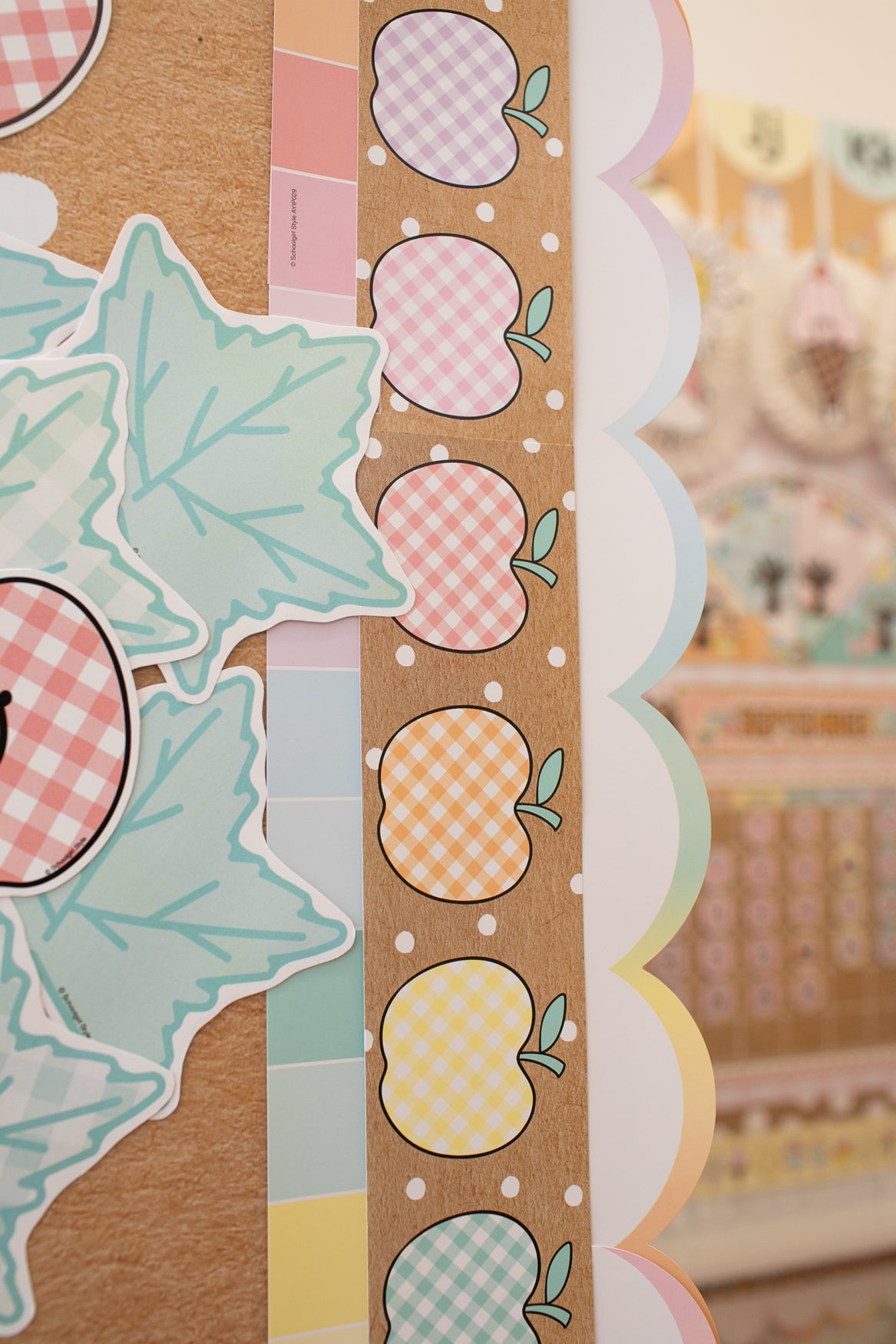 Apple Orchard Bulletin Board Border | A Year In Pastel