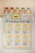 Load image into Gallery viewer, The Best Day Starts Here Sun Door Topper | A Year In Pastel
