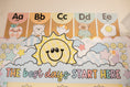 Load image into Gallery viewer, The Best Day Starts Here Sun Door Topper | A Year In Pastel
