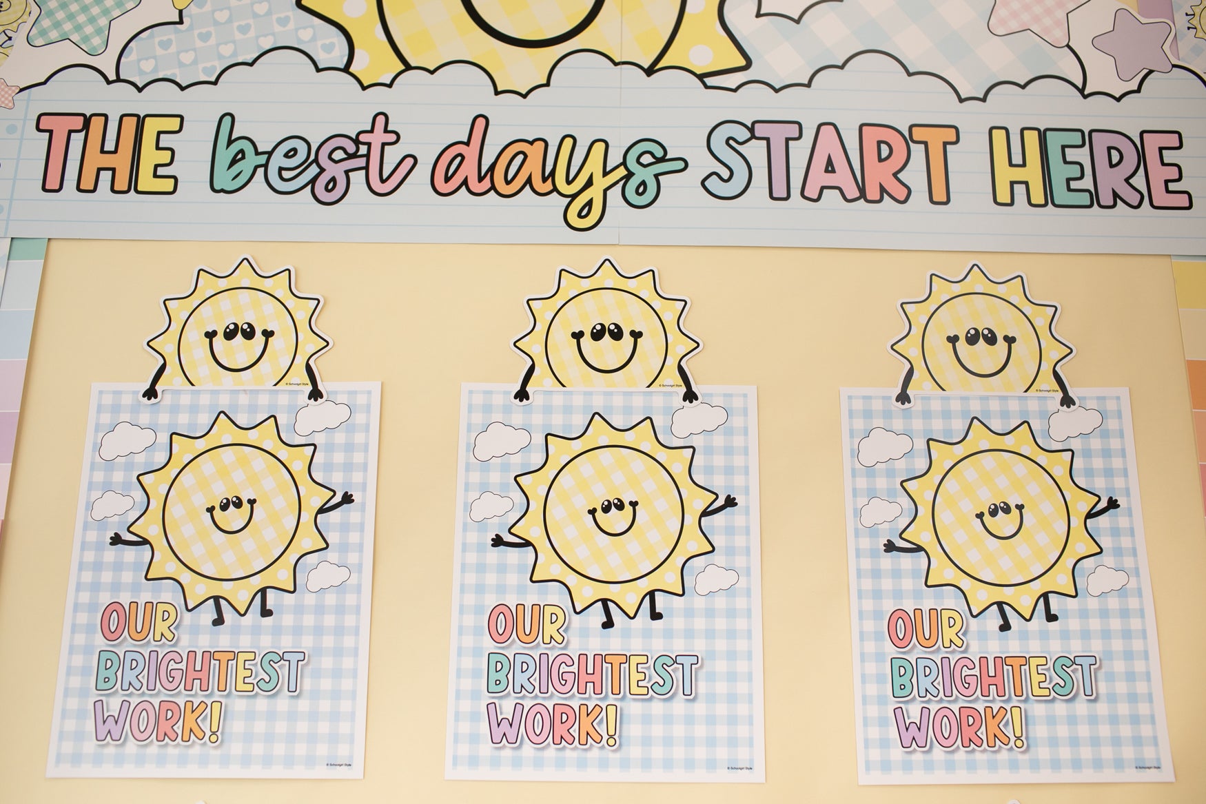 Printable Student Work Display | A Year In Pastel