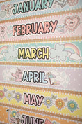 Load image into Gallery viewer, Calendar Bulletin Board Set | A Year In Pastel

