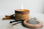 Pumpkin Spice Candle | 6oz Rose Gold Candle Tin