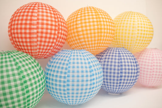 Gingham Lanterns 7 Pack | 90s Teacher