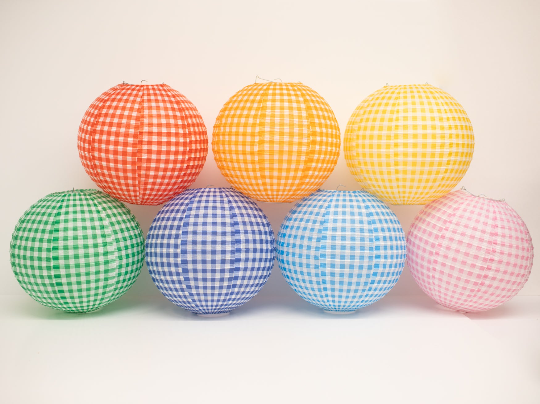 Gingham Lanterns 7 Pack | 90s Teacher