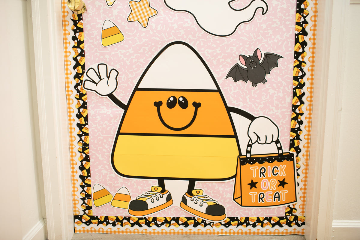 Halloween Door Decor and Border Bundle | 90s Teacher