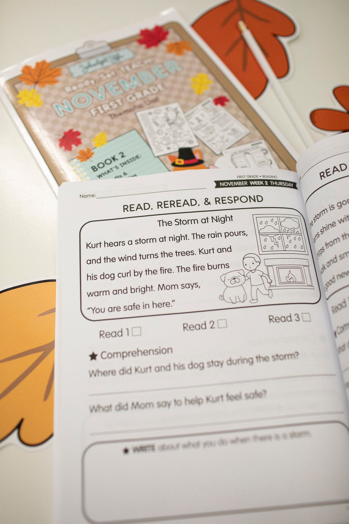 Ultimate First Grade November Thematic Unit Bundle