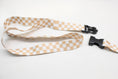 Load image into Gallery viewer, Neutral Checkerboard Teacher Lanyard | Teacher Accessories
