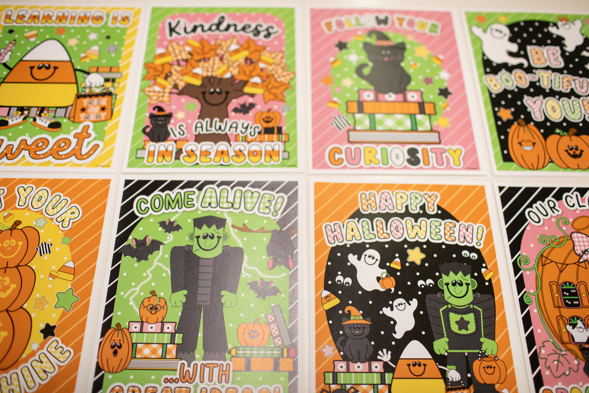 Ultimate Halloween Pre-Printed and Printable Classroom Decor Bundle | 90s Teacher