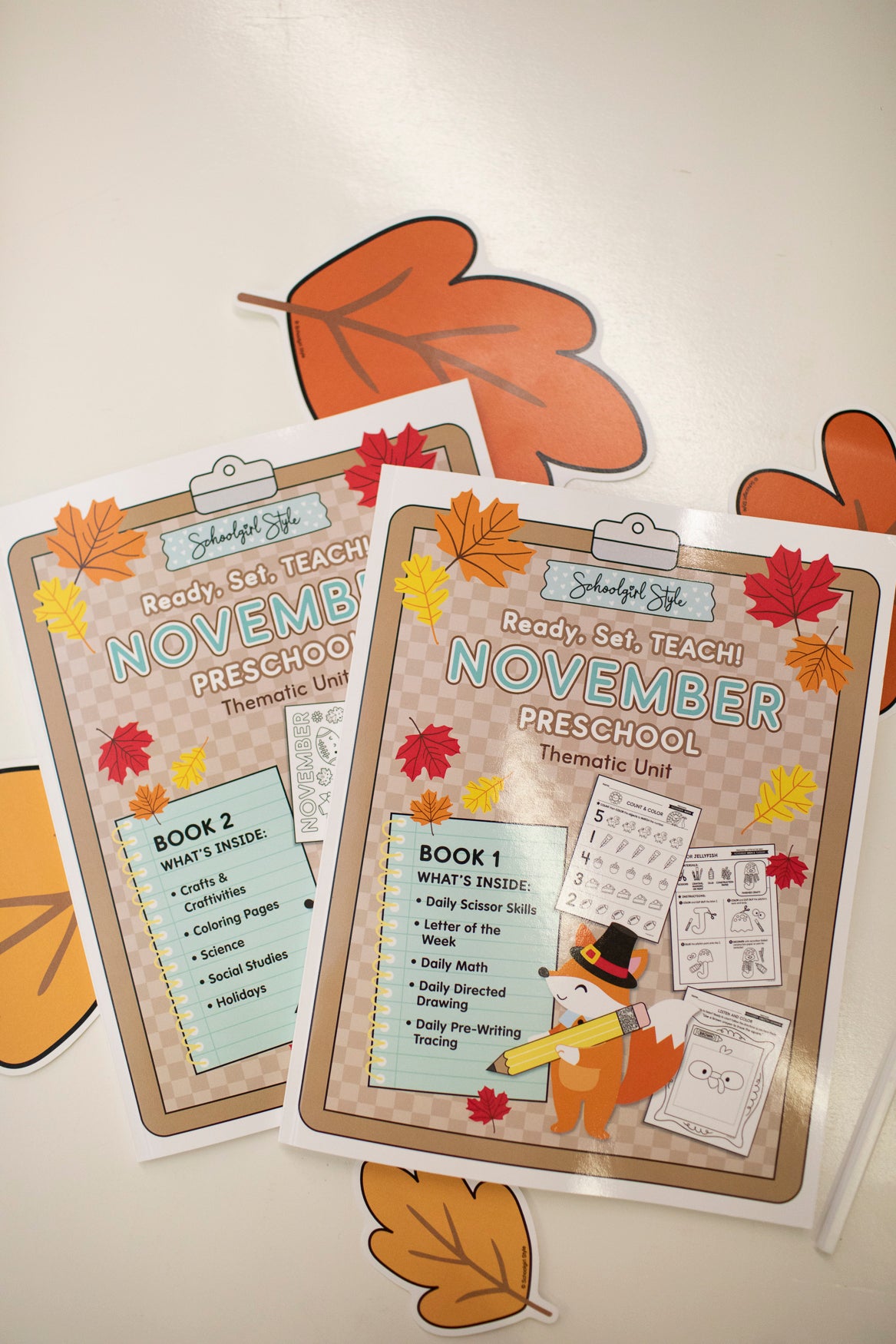 Preschool November Thematic Unit Bundle
