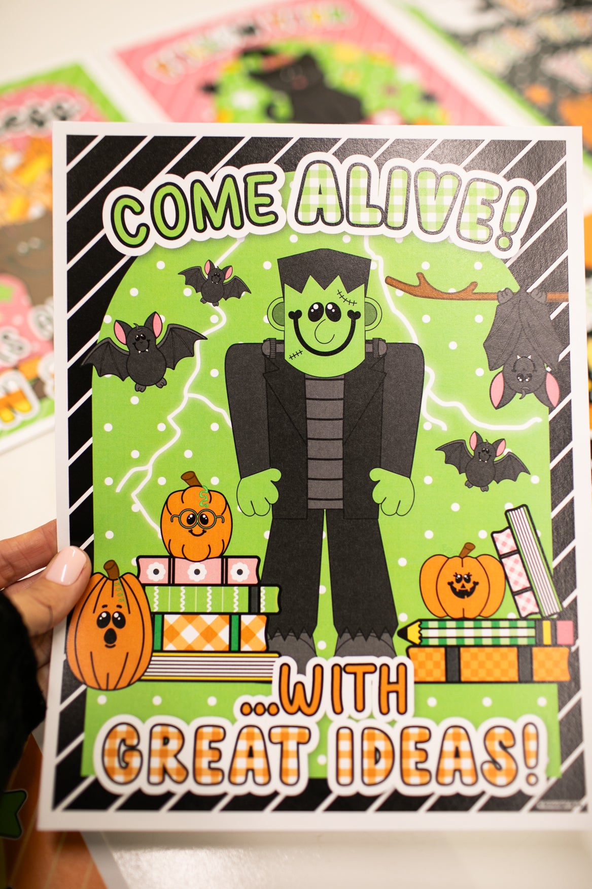 Printable Halloween Inspirational Posters | 90s Teacher