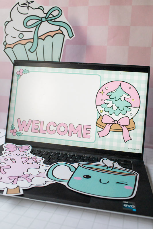 Printable Christmas Editable Google and Powerpoint Classroom Slides