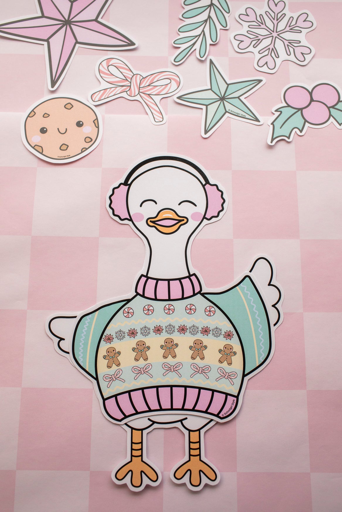 Printable Christmas Winter Goose and Costumes