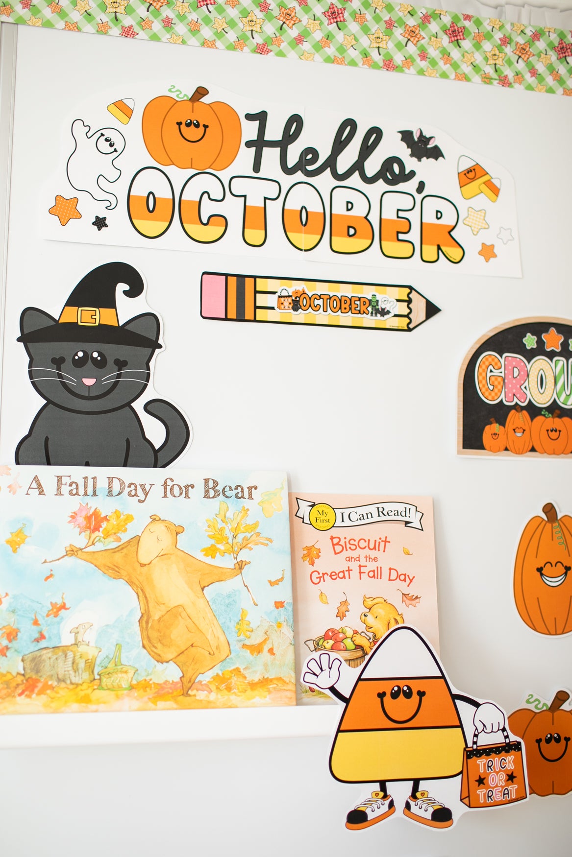 Printable Halloween October Whiteboard Kit | 90s Teacher