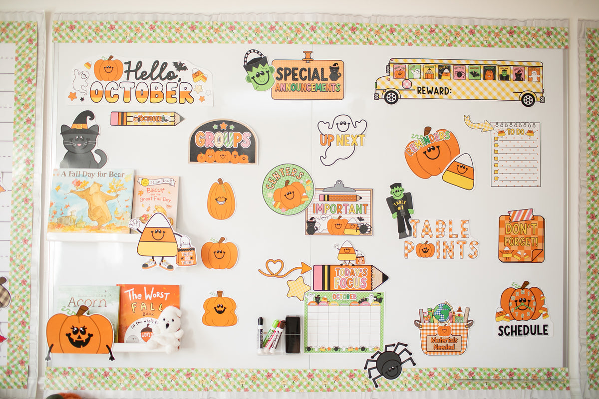 Ultimate Halloween Pre-Printed and Printable Classroom Decor Bundle | 90s Teacher