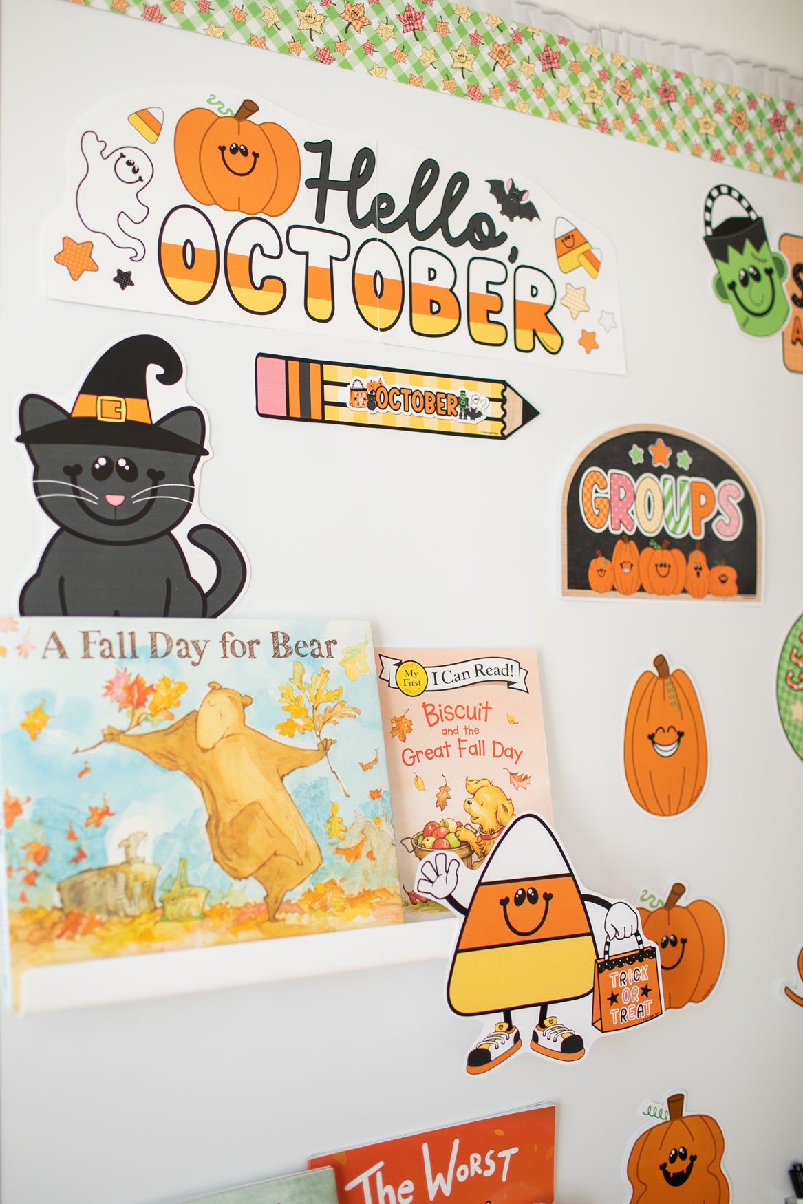 Printable Halloween October Whiteboard Kit | 90s Teacher