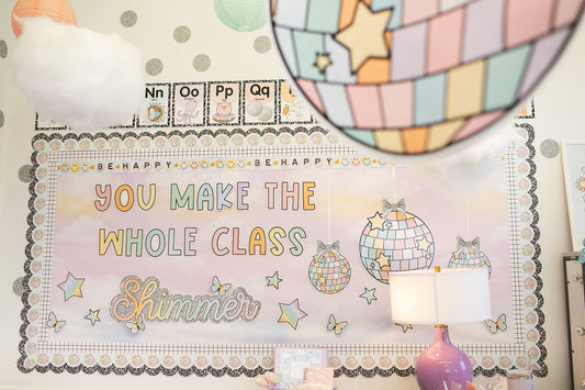 Shimmer Pop Full Printable Classroom Decor Bundle