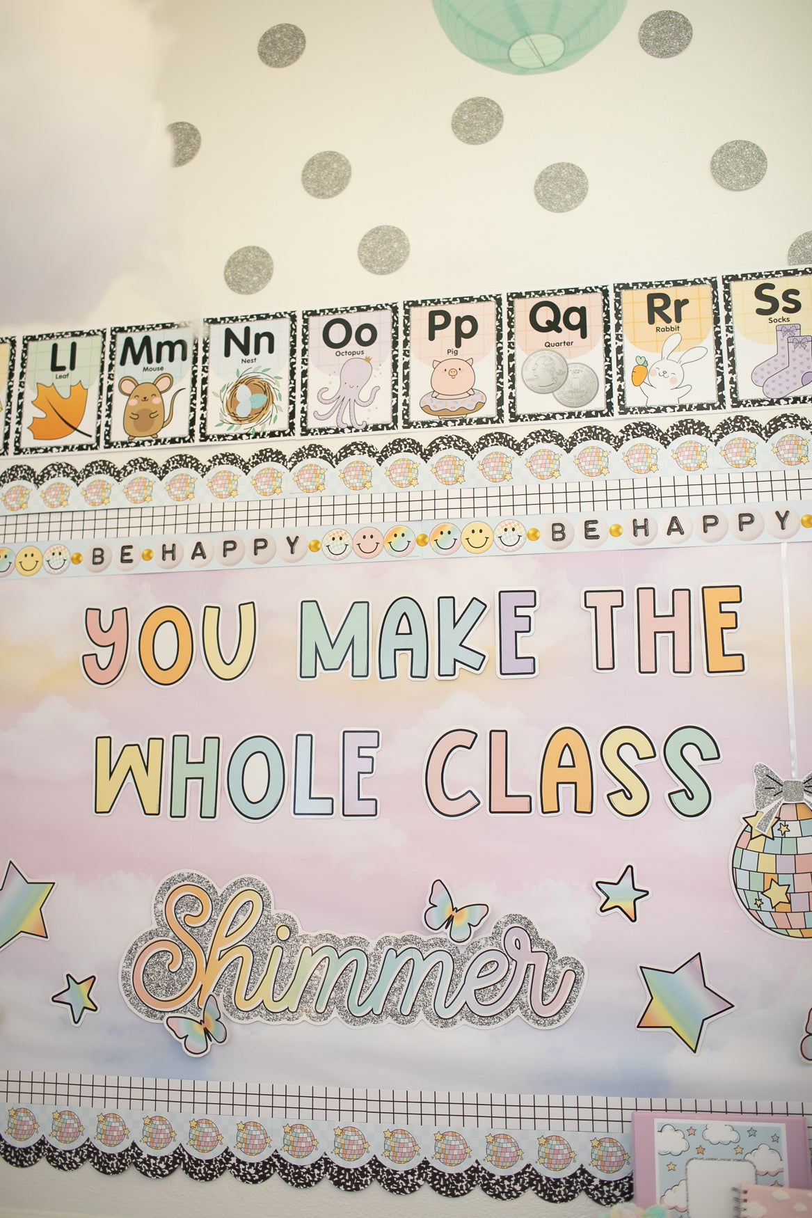 Shimmer Pop Full Printable Classroom Decor Bundle
