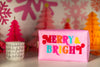 Merry and Bright Large Pouch | Christmas Accessories | Schoolgirl Style