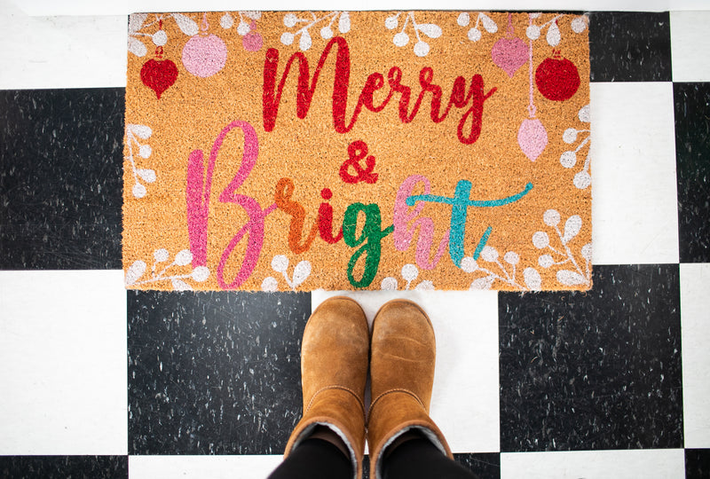 Merry and Bright Doormat