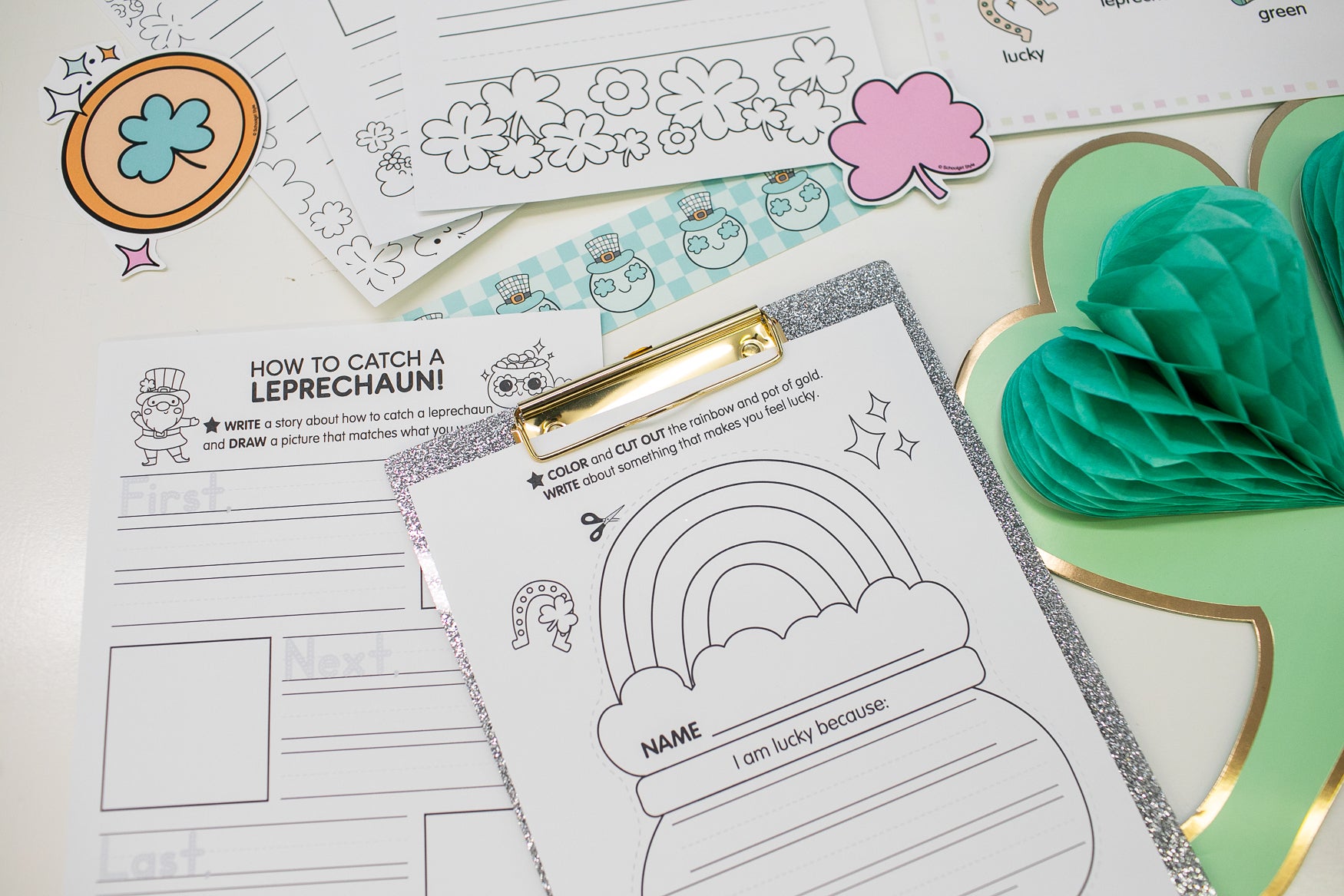 March Writing and List Activities