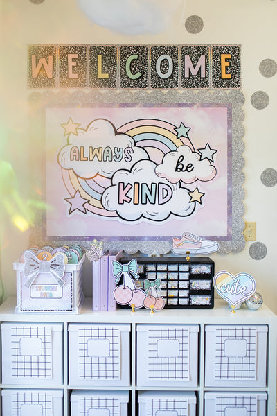 Welcome | Bulletin Board Set | Shimmer Pop | Schoolgirl Style