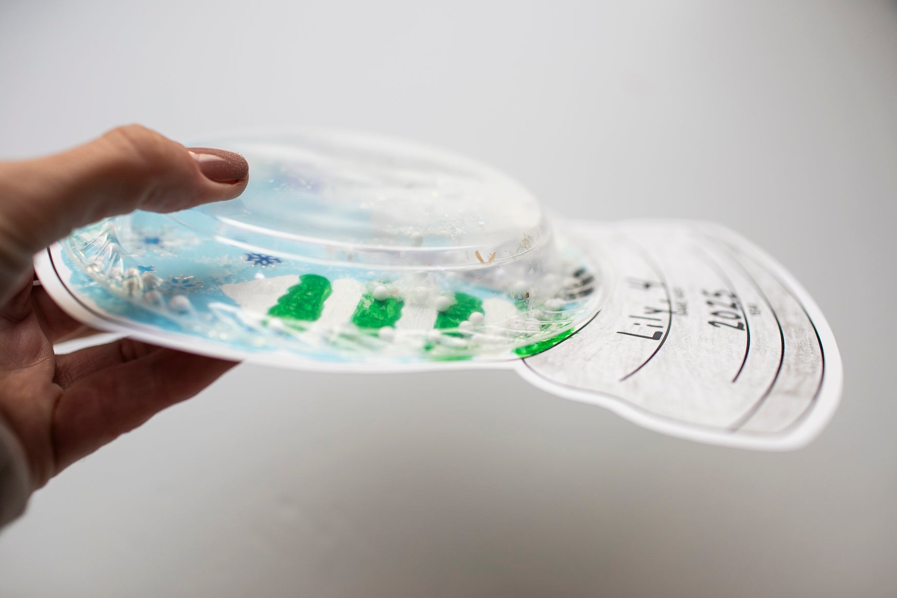 Printable December "Me in Snow" Snow Globe Keepsake Craftivity