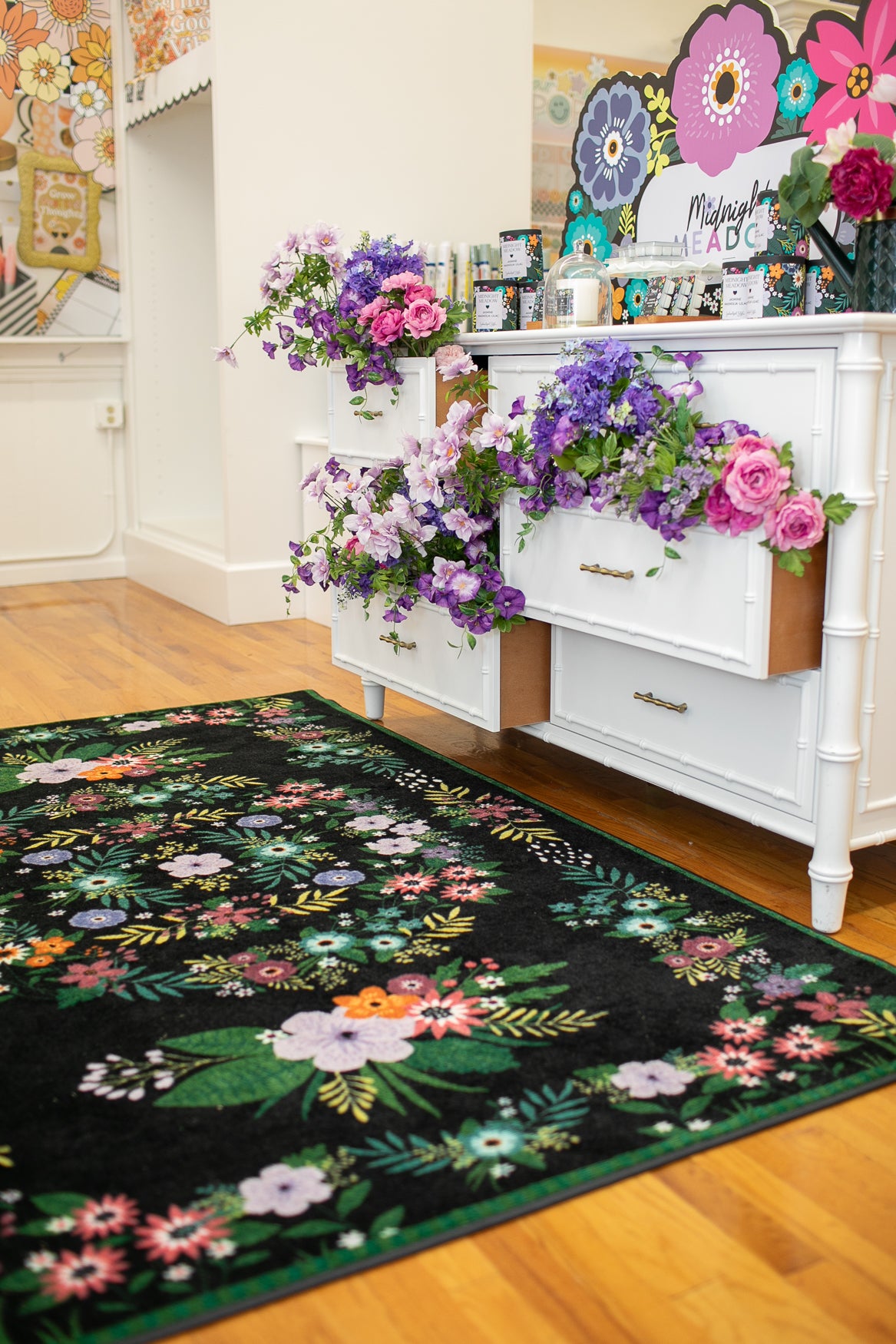Vintage Floral Rug | Wildflower Classroom Rug | New Chapter | Schoolgi ...