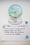 Load image into Gallery viewer, Printable December "If I Lived In A Snow Globe" Snow Globe Keepsake Craftivity
