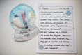 Load image into Gallery viewer, Printable December "Trapped In A Snow Globe" Snow Globe Keepsake Craftivity
