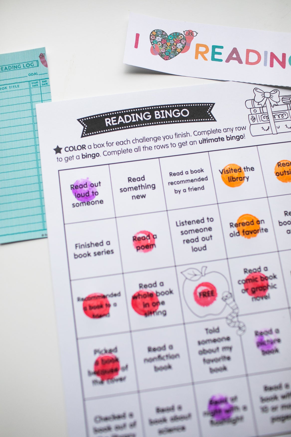 National Reading Month Activities