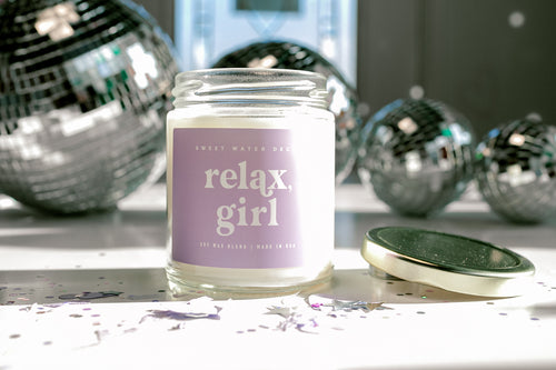 Relax Girl Soy Wax Candle