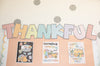 Thankful classroom bulletin board letters