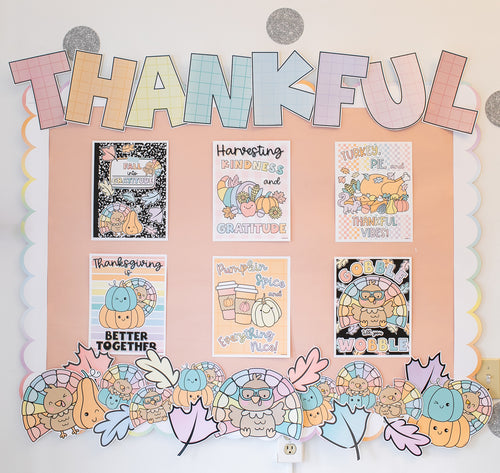 Thanksgiving mini classroom posters