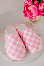 Pink Checkered Slippers │ Valentines Day Clothing │ Schoolgirl Style
