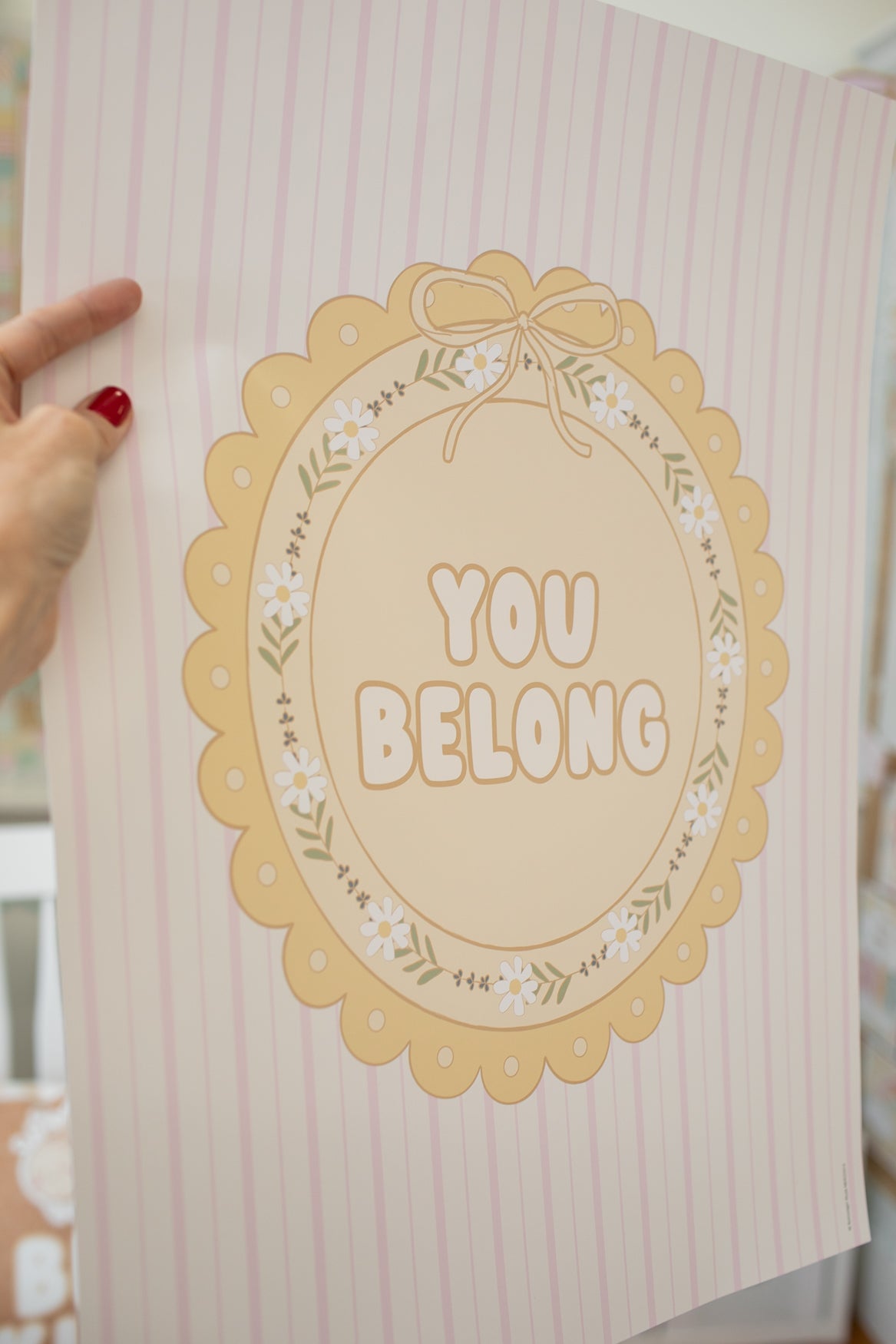 You Belong Calming Poster | Miss Honey's Cottage Classroom