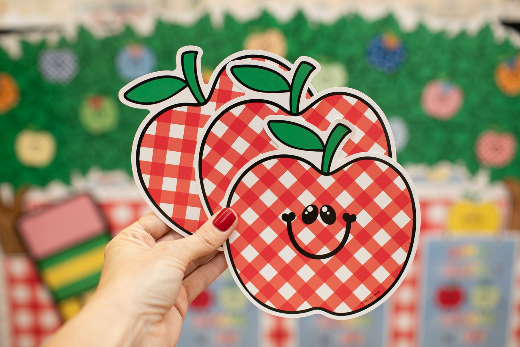 Retro Apple Cutouts | 90s Teacher