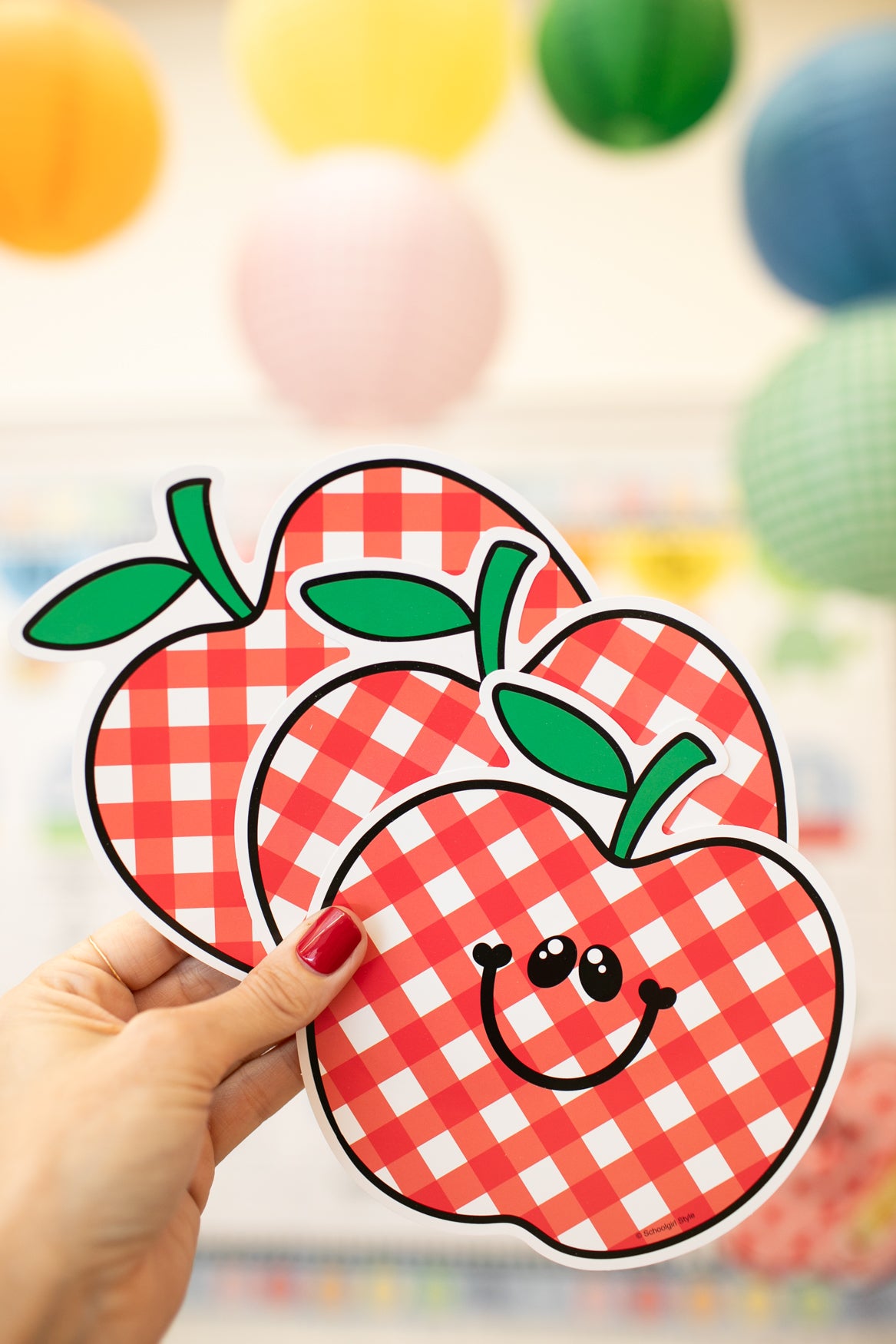 Retro Apple Cutouts | 90s Teacher