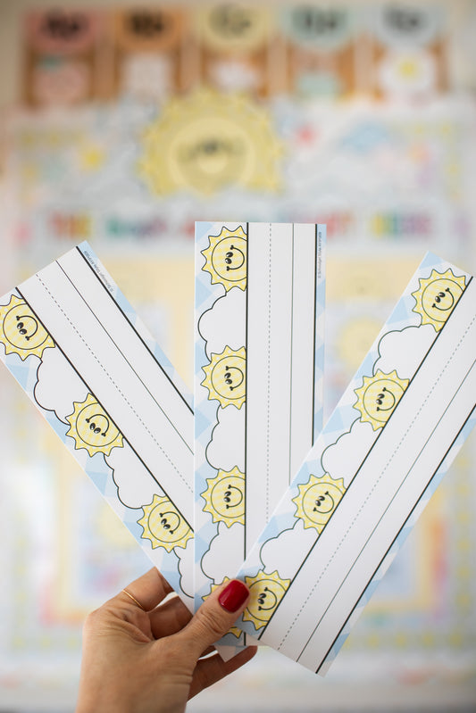 Pastel Suns Name Plates | A Year In Pastel