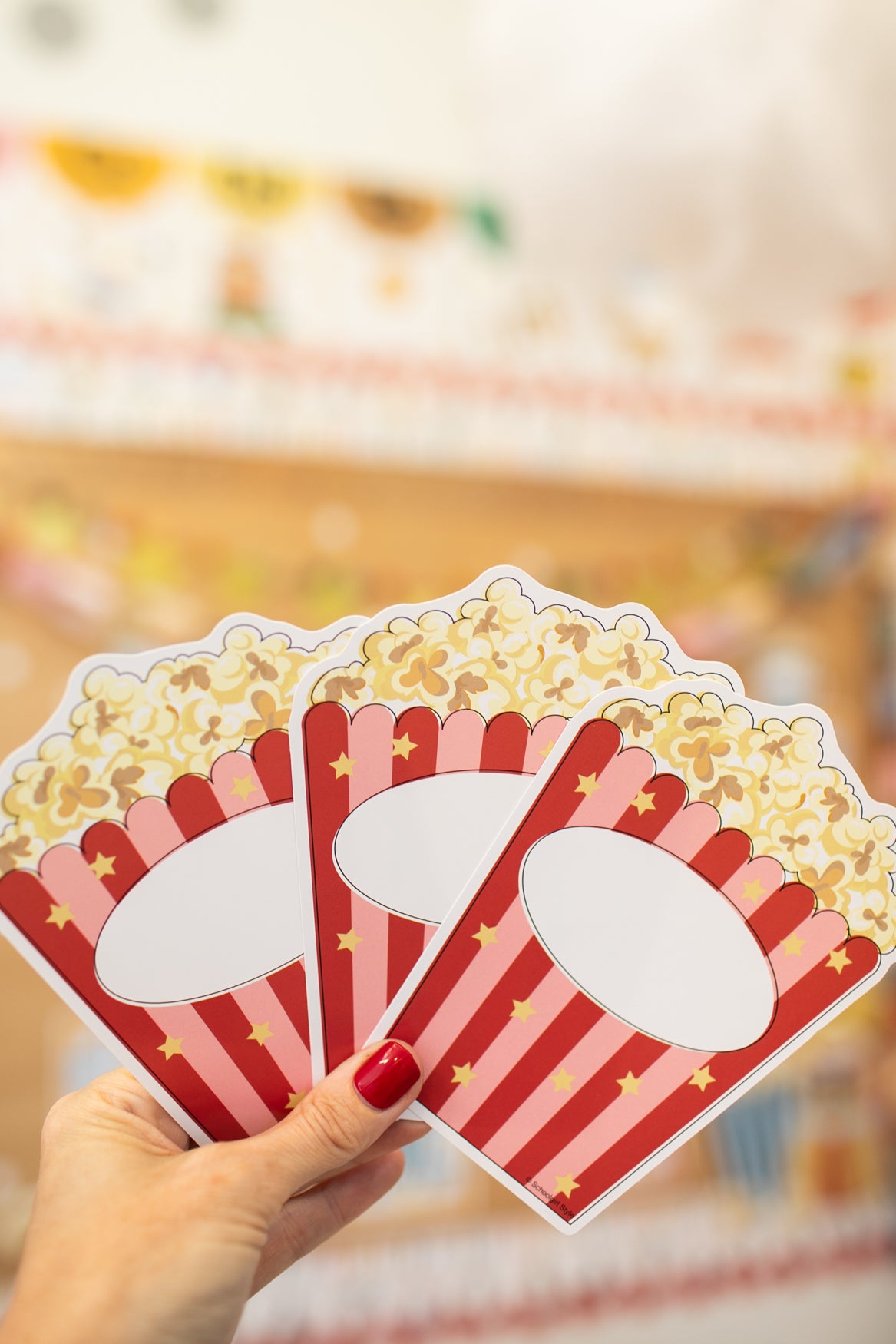 Popcorn Box Cutouts | Storybook Circus